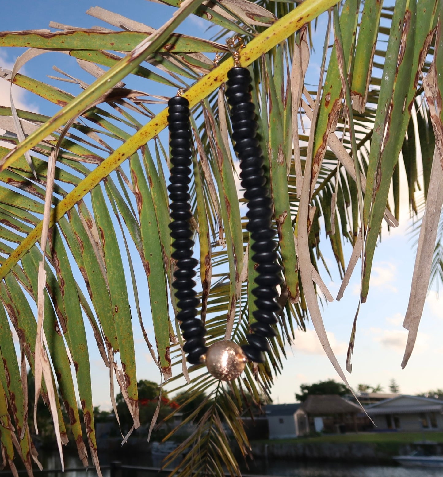 Black and Gold Necklace