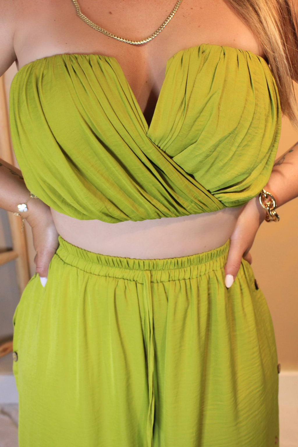 OFF TO BRUNCH PANT SET