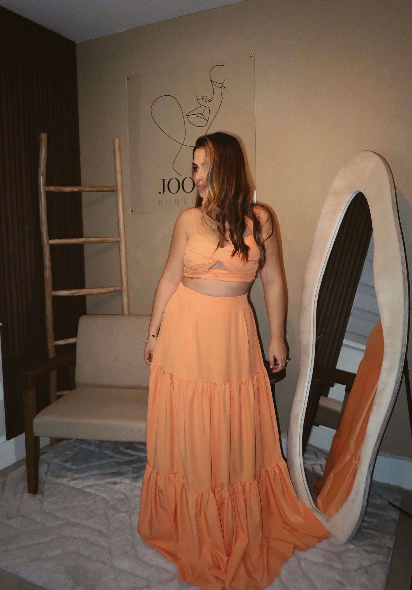 Sunset Two Piece Skirt Set