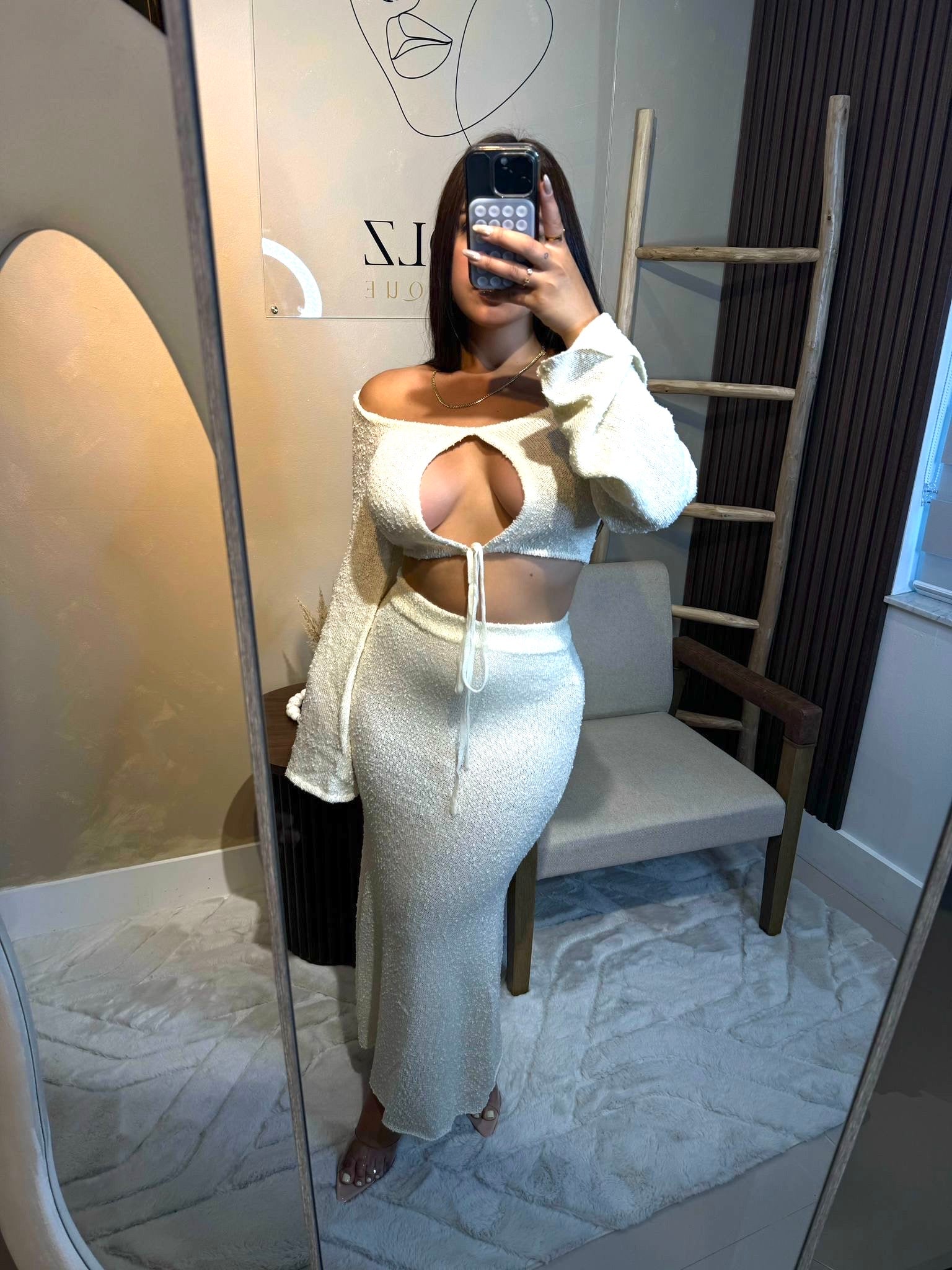 Relax Away Skirt Set