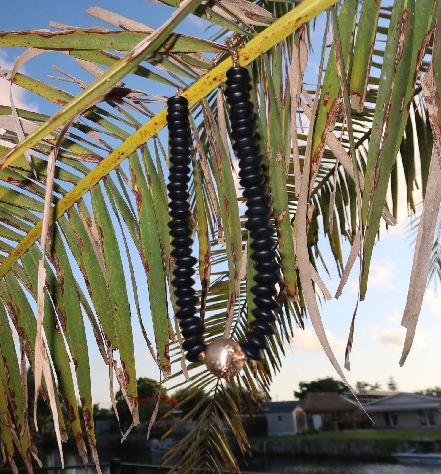 Black and Gold Necklace