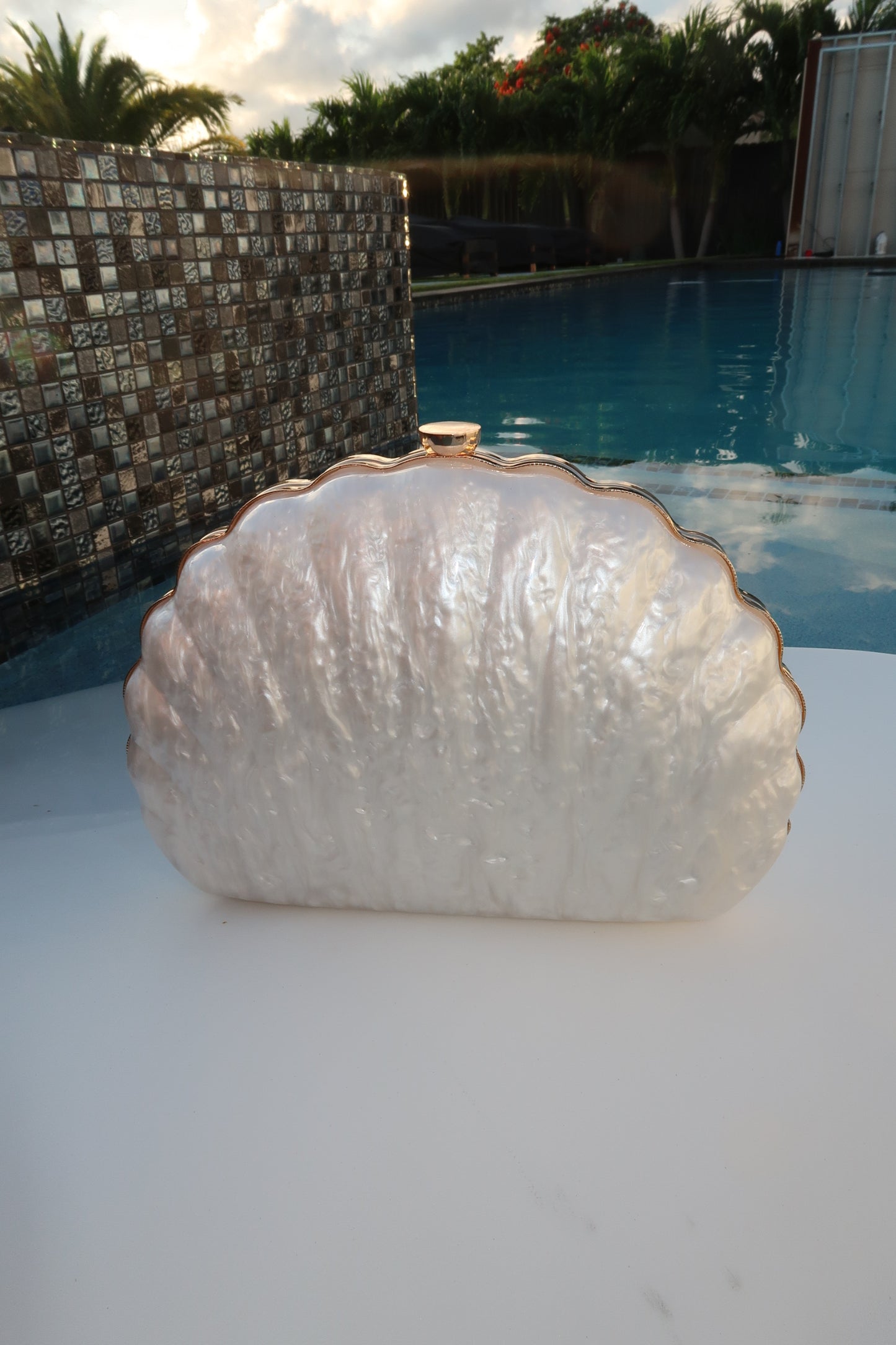 Pearl Shell Clutch