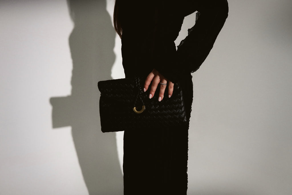 The Milano Woven Clutch