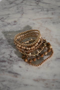 The Golden Bracelet Stack