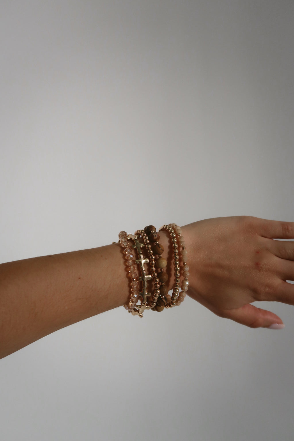 The Golden Bracelet Stack