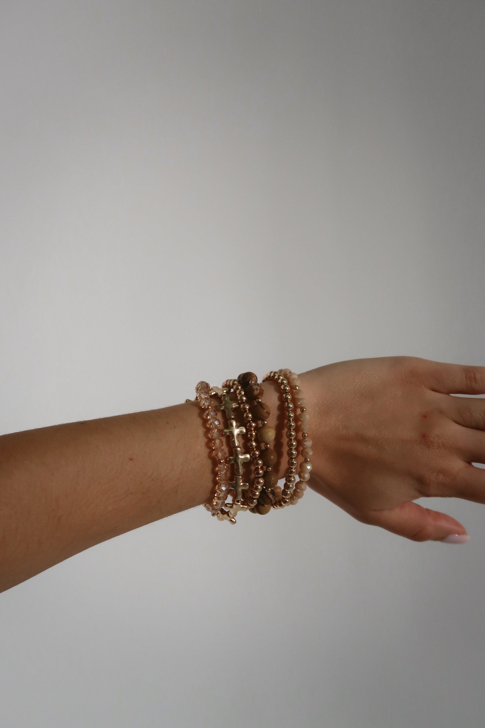 The Golden Bracelet Stack