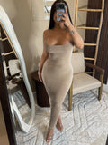 Here to Slay Dress Nude
