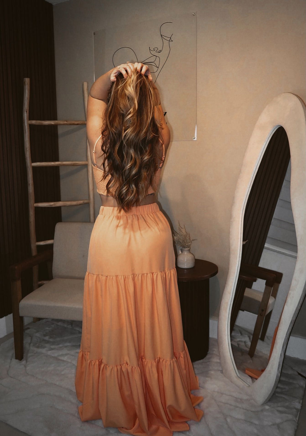 Sunset Two Piece Skirt Set