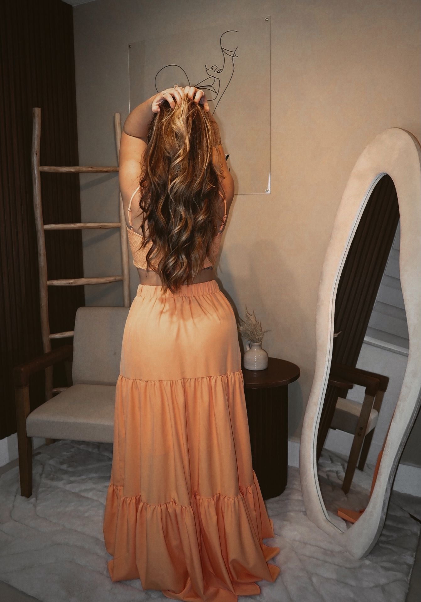 Sunset Two Piece Skirt Set