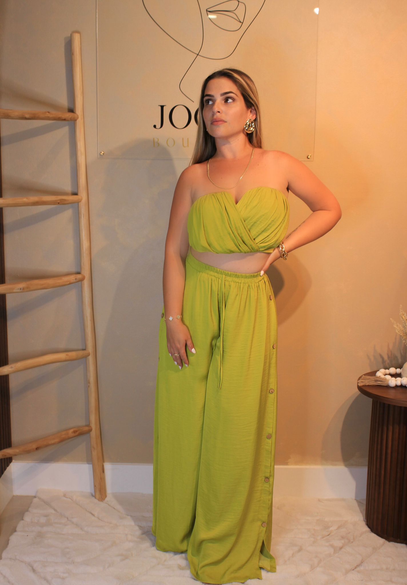 OFF TO BRUNCH PANT SET